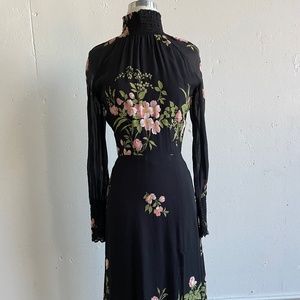 Reformation floral maxi dress NWOT